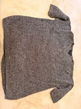 Attention Marled Gray Sweater